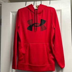 Under Armour Red Pullover with Black Accents